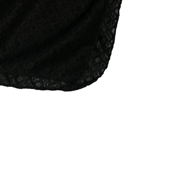 Black Swim Cover Up Womens 3XL Dolman Sleeve Elastic Waist Strech V Front Back - Picture 4 of 10